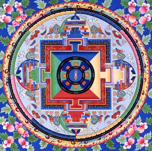 世间繁华，不过一掬细沙！- 西藏坛城沙画